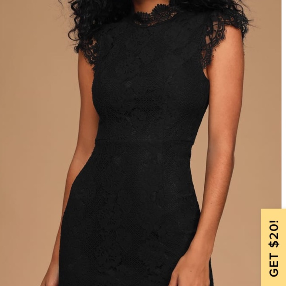 For Sale! NWOT Lulus Black Lace Dress